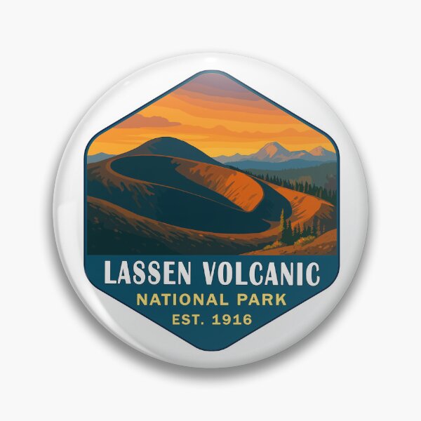 Item preview, Lassen Volcanic National Park California Sticker designed and sold by Ismeal Von.