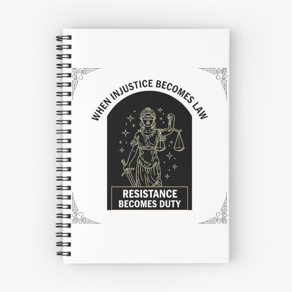 Item preview, Lady Justice - When Injustice Becomes Law Resistance Becomes Duty designed and sold by Jaanussar.