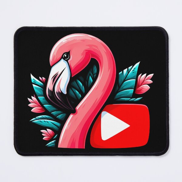 Item preview, flamingo youtube designed and sold by NCNGDESIGN.