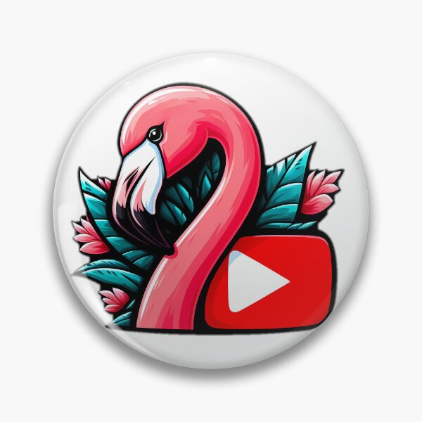 Item preview, flamingo youtube designed and sold by NCNGDESIGN.