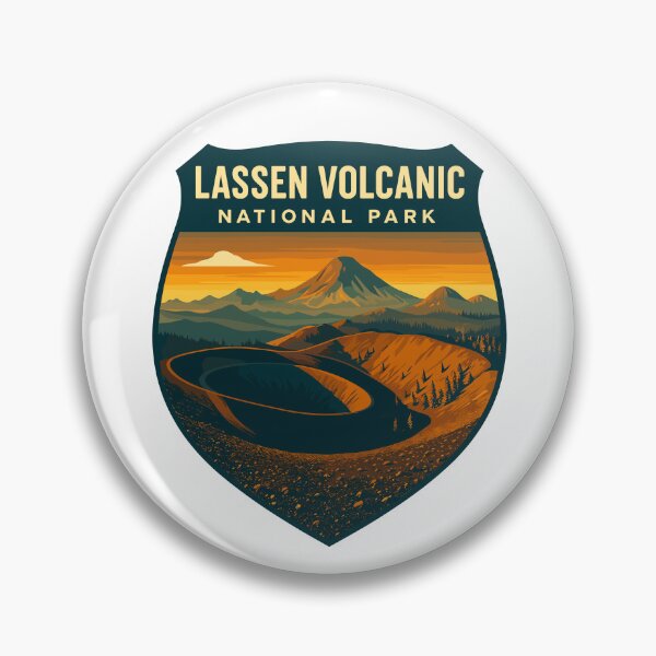Item preview, Lassen Volcanic National Park California Sticker designed and sold by Ismeal Von.