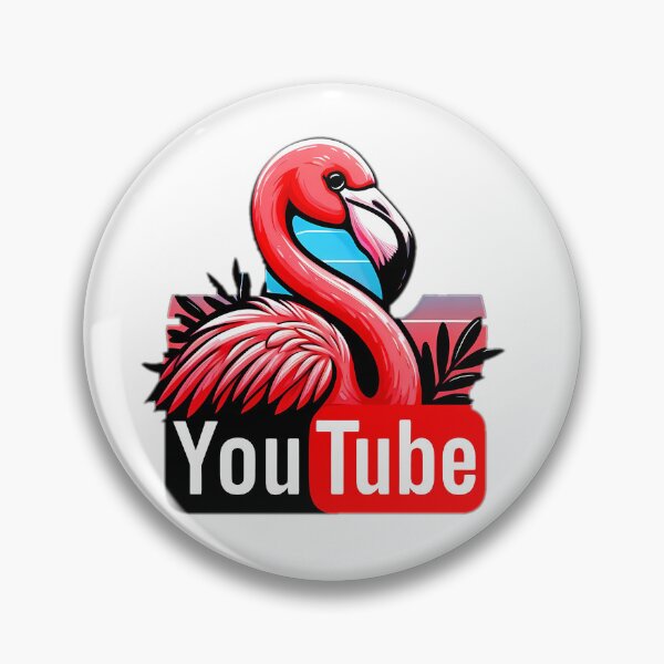 Item preview, flamingo youtube designed and sold by NCNGDESIGN.