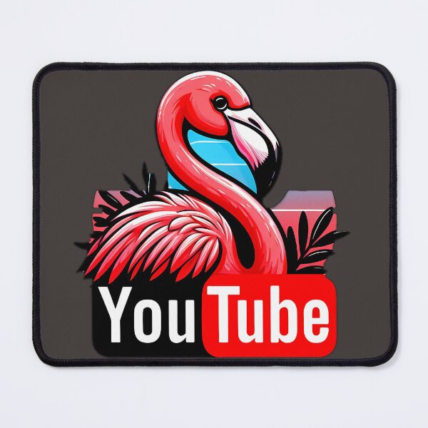 Item preview, flamingo youtube designed and sold by NCNGDESIGN.