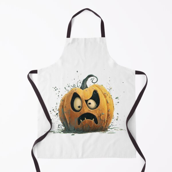 Item preview, Scared and Confused Pumpkin Halloween Design designed and sold by Inkspaced.