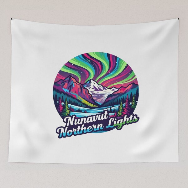 Item preview, Nunavut Northern Lights Igloo Design designed and sold by Paper Drip.