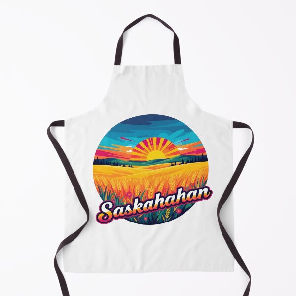 Item preview, Saskatchewan Prairie Sunrise Retro Design designed and sold by Paper Drip.