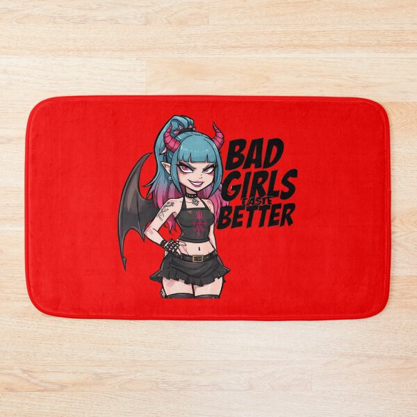 Item preview, Bad Girls Taste Better – Devil Horns Design designed and sold by Lunaria Arts.