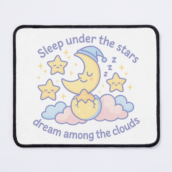 Item preview, Sleep Under the Stars, Dream Among the Clouds Cute Bedtime Fantasy Design designed and sold by Old-Wizard-Story.