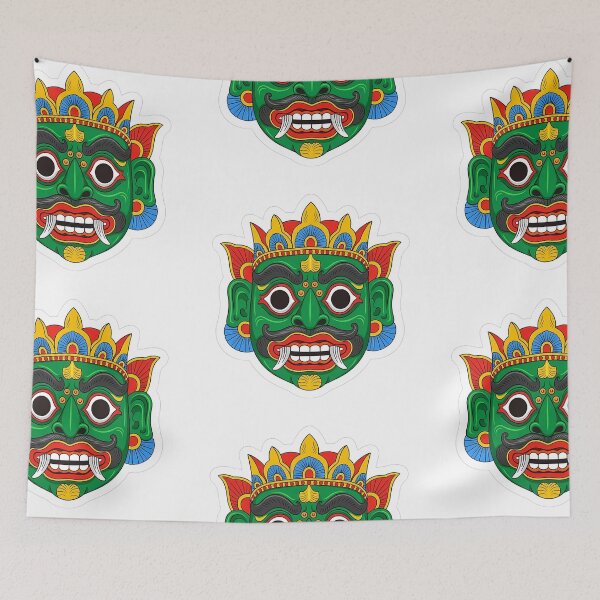 Item preview, Kana Sanniya Blindness Mask Sticker - 18 Sanni Yakuma Ritual designed and sold by bloomling.