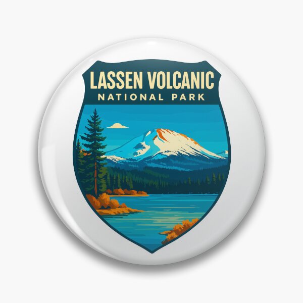 Item preview, Lassen Volcanic National Park California Sticker designed and sold by Ismeal Von.