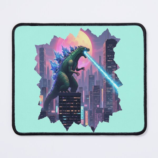 Item preview, Neon Thunder Lizard in the City designed and sold by INNERSELFART.