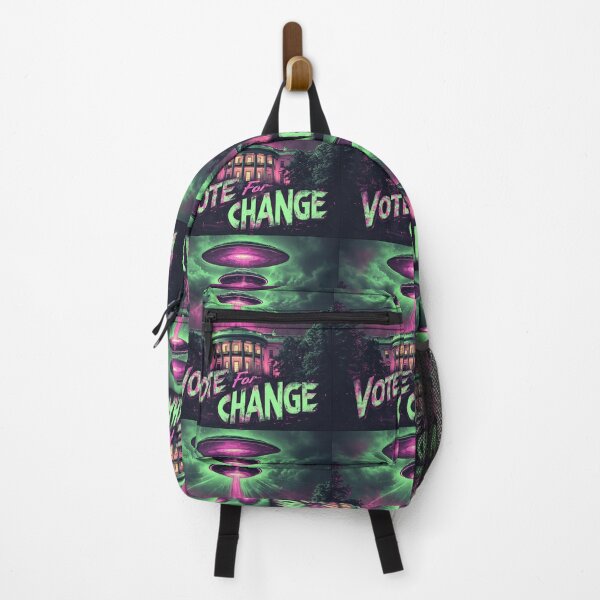 Item preview, Vote for Change UFO Art - Bold Sci-Fi Satire Print for Political Dreamers designed and sold by David R Sawin The Architects Of Eden.