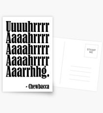 Chewbacca said... Postcards