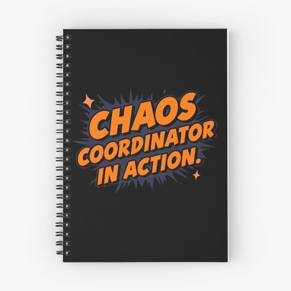 Artikelvorschau, „Chaos-Koordinator in Aktion – Lustiges T-Shirt- und Aufkleberdesign mit sarkastischem Zitat“ entworfen und verkauft von La Velmoréa.