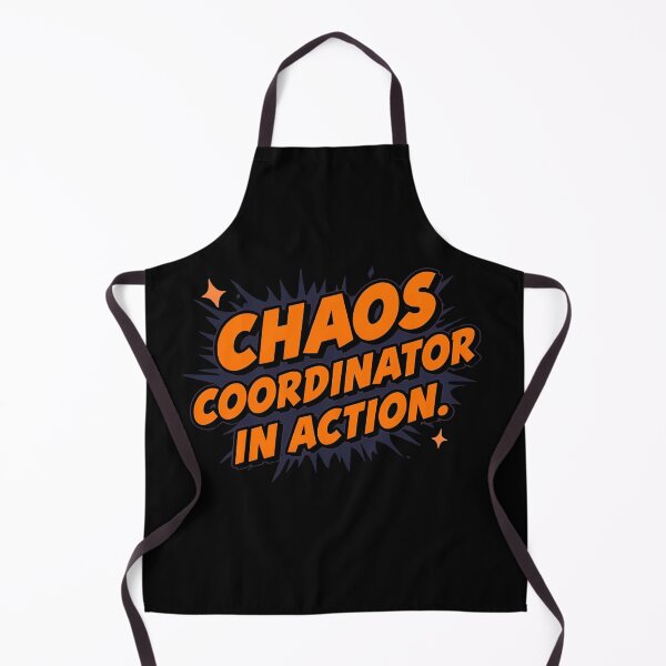 Item preview, “Chaos Coordinator in Action – Funny Sarcastic Quote T-Shirt & Sticker Design” designed and sold by La Velmoréa.