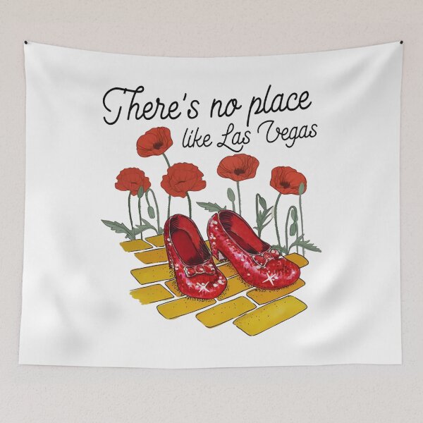 Item preview, No Place Like Las Vegas - Red Shoes Yellow Brick Road Wizard designed and sold by covuyed.