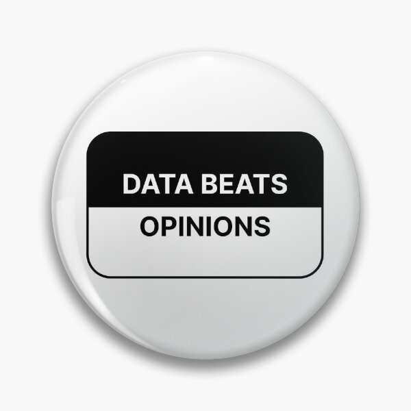 Item preview, Data beats opinions designed and sold by Jiben44.