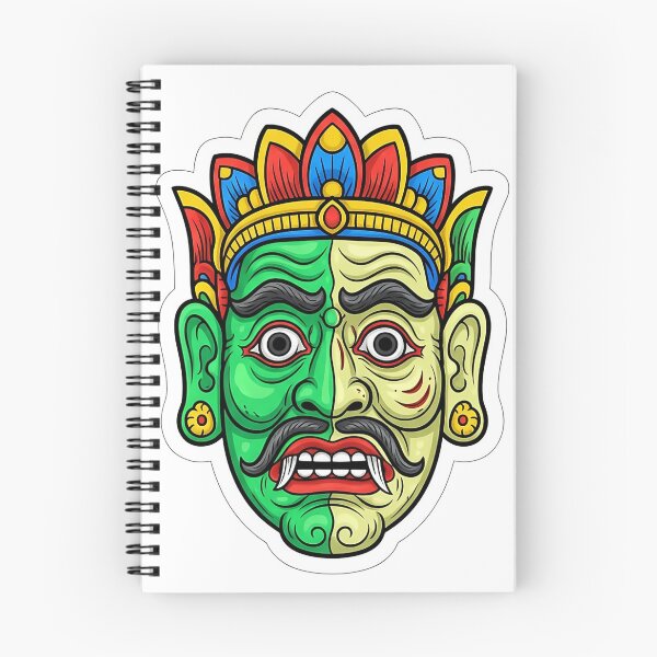 Item preview, Kora Sanniya Paralysis Mask Sticker - Sri Lankan Healing Art designed and sold by bloomling.