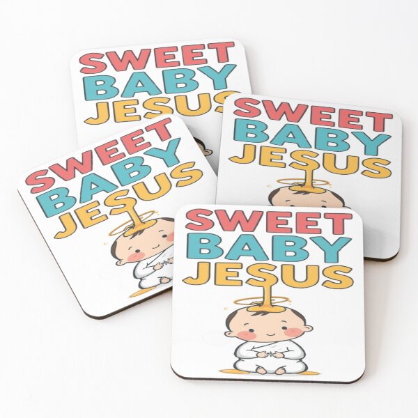 Item preview, Sweet Baby Jesus Funny Cute Cartoon Design designed and sold by captianSolo.