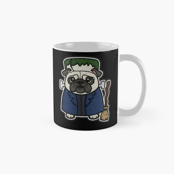 Item preview, Halloween Pug Frankenstein Costume Cute Spooky Dog Trick or Treat Pumpkin designed and sold by ArtDesignTp.