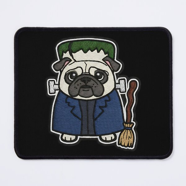 Item preview, Halloween Pug Frankenstein Costume Cute Spooky Dog Trick or Treat Pumpkin designed and sold by ArtDesignTp.