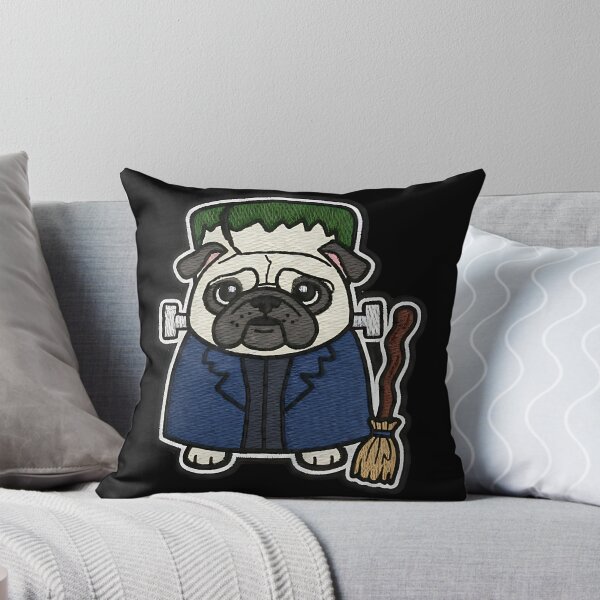 Item preview, Halloween Pug Frankenstein Costume Cute Spooky Dog Trick or Treat Pumpkin designed and sold by ArtDesignTp.