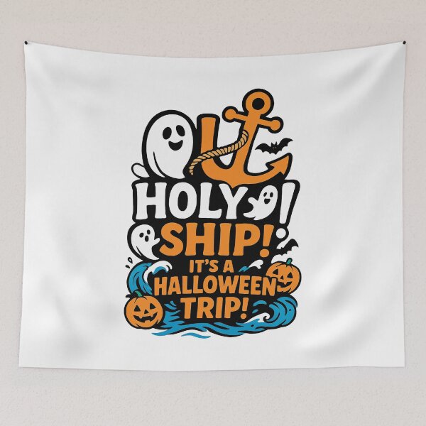 Item preview, Holy Ship! It’s a Halloween Trip Cruise designed and sold by PrintsGate.