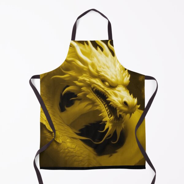 Item preview, Chinese Epic Dragon on black background Metallic Gold colour Aesthetic designed and sold by Aesth3ticDreams.