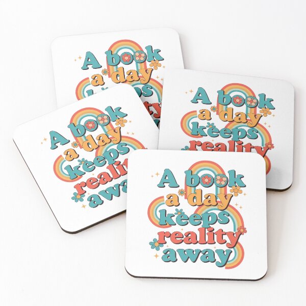 Item preview, A Book a Day Keeps Reality Away designed and sold by Authentic-Merch.