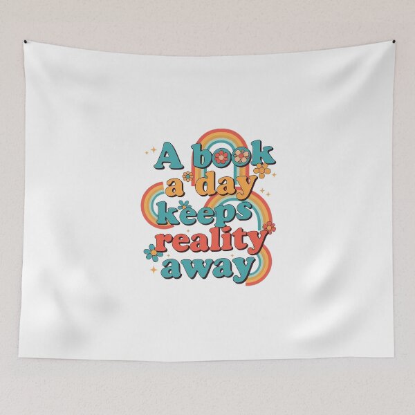 Item preview, A Book a Day Keeps Reality Away designed and sold by Authentic-Merch.