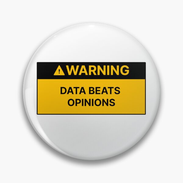 Item preview, Data beats opinions designed and sold by Jiben44.