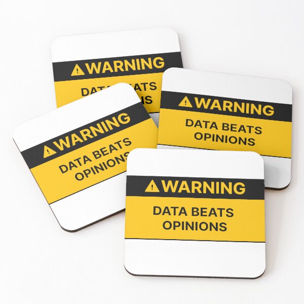 Item preview, Data beats opinions designed and sold by Jiben44.