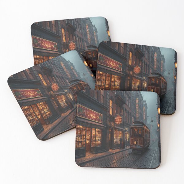 Item preview, Lifestyle Hub: Vintage Magic Cityscape Art: Ethereal & Noir Fantasy designed and sold by M&M Lifestyle Hub.