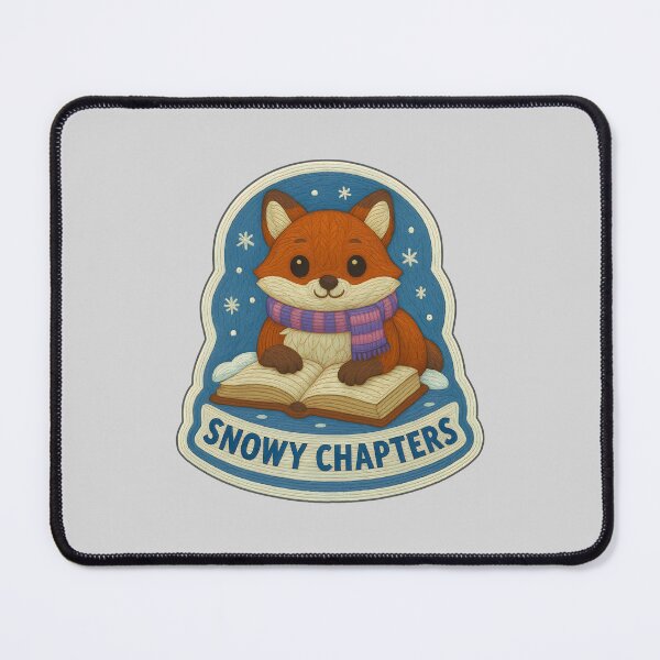 Item preview, Winter Book – Cozy Winter Friends Embroidery Animal Patch Sticker designed and sold by Nuist25.