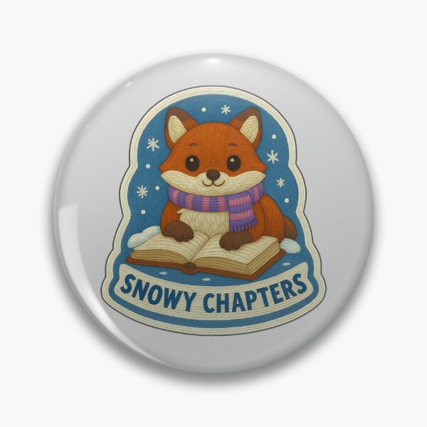 Item preview, Winter Book – Cozy Winter Friends Embroidery Animal Patch Sticker designed and sold by Nuist25.