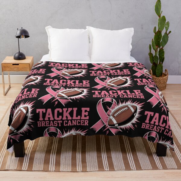 Item preview, October Football Tackle Breast Cancer Awareness Men Women, Tackle Breast Cancer Football Awareness Tee designed and sold by BLZART.