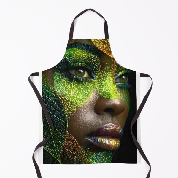 Item preview, Vibrant Leafy Face with Exotic Color Palette designed and sold by Artessie.