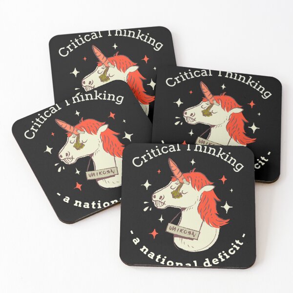 Item preview, Critical Thinking Unicorn Design, Dark designed and sold by bajrex.