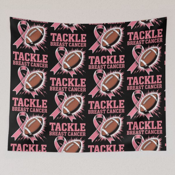 Item preview, October Football Tackle Breast Cancer Awareness Men Women, Tackle Breast Cancer Football Awareness Tee designed and sold by BLZART.