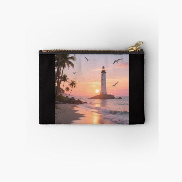 Item preview, Sunset Lighthouse Beach designed and sold by salem19902.