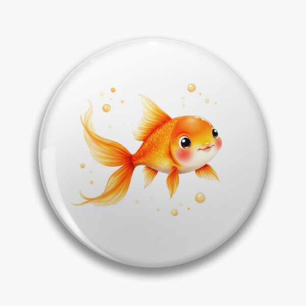 Item preview, Cute Faced Golden Fish  designed and sold by Dompoo.