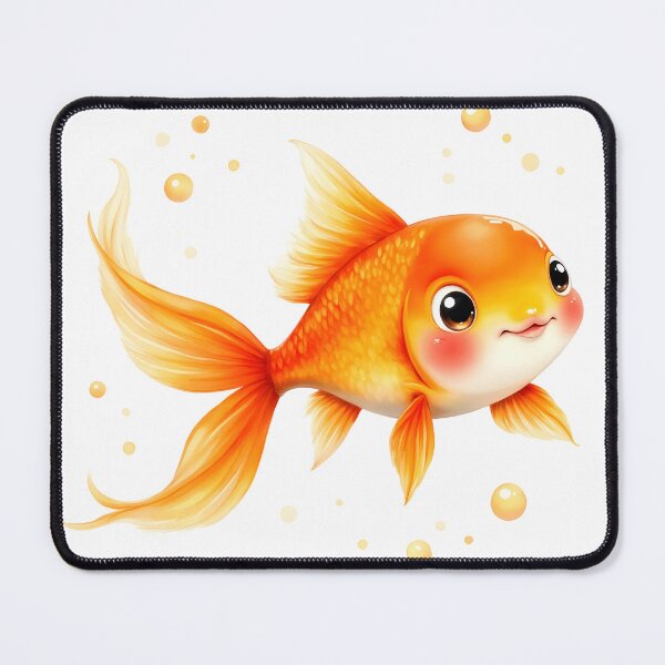 Item preview, Cute Faced Golden Fish designed and sold by Dompoo.