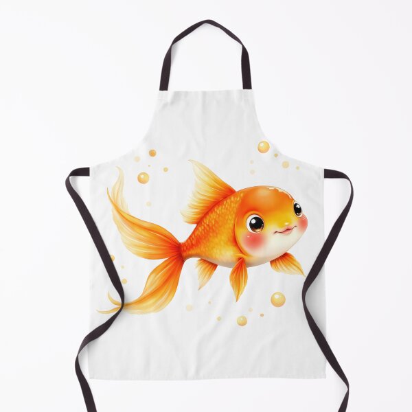 Item preview, Cute Faced Golden Fish designed and sold by Dompoo.