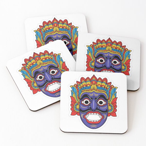 Item preview, Golu Sanniya Dumbness Mask Sticker - Open Mouth Demon designed and sold by bloomling.