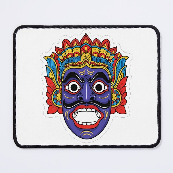 Item preview, Golu Sanniya Dumbness Mask Sticker - Open Mouth Demon designed and sold by bloomling.