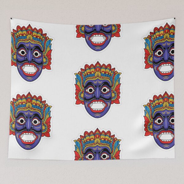 Item preview, Golu Sanniya Dumbness Mask Sticker - Open Mouth Demon designed and sold by bloomling.