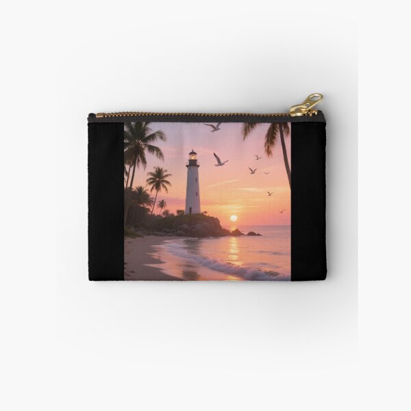 Item preview, Sunset Lighthouse Beach designed and sold by salem19902.