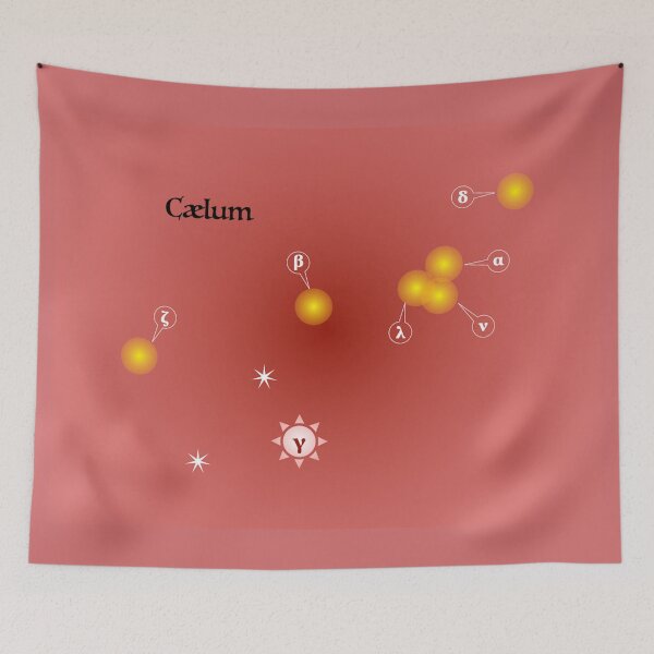 Item preview, Good Stars for October 14 = Constellation Caelum designed and sold by RoseMayBox.