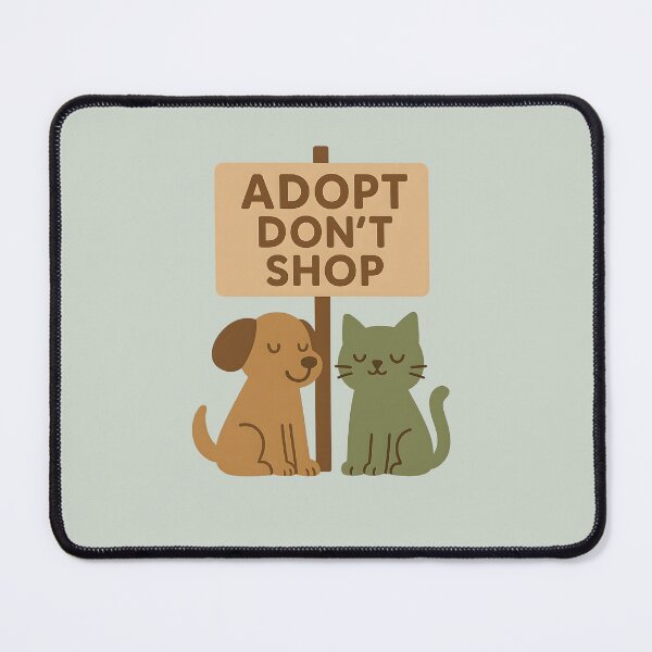 Item preview, Adopt Don’t Shop Dog and Cat Rescue Design designed and sold by RICHYON.
