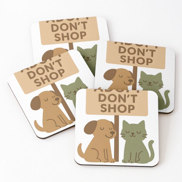 Item preview, Adopt Don’t Shop Dog and Cat Rescue Design designed and sold by RICHYON.